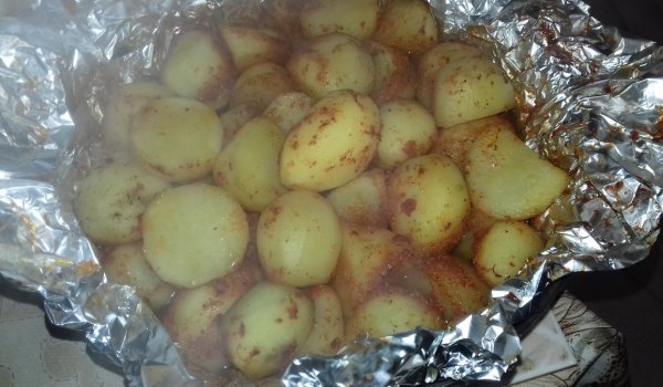 Folyoda Haşlanmış Patates