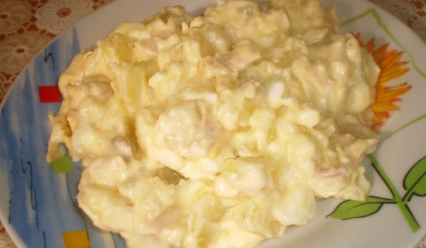 Tavuklu Patates Salatası